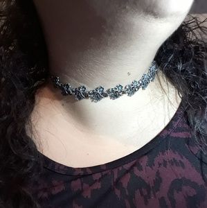 Antique/Blue Choker